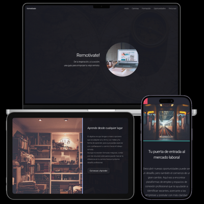 Sitio corporativo remotivate